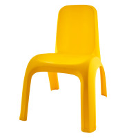 Дитячий стілець зі спинкою 40x42x53 см Жовтий 101062/4