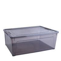 Контейнер Smart Box Practice 39x29x14 см зажим 11,7 л Коричневий, Прозорий, Какао 126091/2