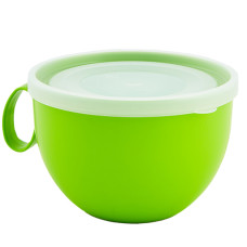 Чашка з кришкою "Кроха" 0,5 л Оливковий 168006/1