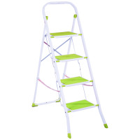 Драбина SUPERMAX COLOUR 4 сходинки гумове покриття 143x48x7 см сходинка 30x20 см EUROGOLD 2124R