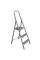 Драбина STEEL HOME 3 сходинки метал труба 3x2x0,8 см 132x46x9 см H0,64 м 4,31 кг EUROGOLD 213