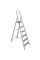 Драбина STEEL HOME 6 сходинок метал труба 3x2x0,8 см 205x55x9 см H1,33 м 7,20 кг EUROGOLD 216
