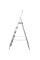 Драбина STEEL HOME 6 сходинок метал труба 3x2x0,8 см 205x55x9 см H1,33 м 7,20 кг EUROGOLD 216