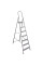 Драбина STEEL HOME 7 сходинок метал труба 3x2x0,8 см 230x58x9 см H1,56 м 9,40 кг EUROGOLD 217