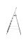 Драбина STEEL HOME 7 сходинок метал труба 3x2x0,8 см 230x58x9 см H1,56 м 9,40 кг EUROGOLD 217