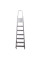 Драбина STEEL HOME 7 сходинок метал труба 3x2x0,8 см 230x58x9 см H1,56 м 9,40 кг EUROGOLD 217