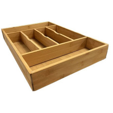 Органайзер для столових приладів 45,5x30,5x6,2 см Бамбук 7108200008