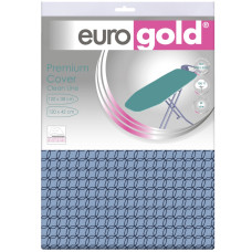 Чохол змінний для прасувальної дошки 120x42 см бавовна, поролон EUROGOLD C42F3