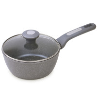 Ковш 1,8 л алюміній Granite з покриттям і кришкою 4280GR