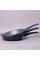 Сковорода ETERNITY D28x6 см алюміній, покриття Space stars, Чорний, Коричневий, Сірий 4298
