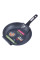 Сковорода D28 см алюміній з покриттям Black Marble 5390MR