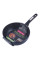 Сотейник D26x8 см алюміній з покриттям Black Marble 5393MR