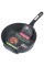 Сотейник D28x8,5 см алюміній з покриттям Black Marble 5395MR