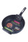 Сотейник D30x8.5 см з алюмінію з покриттям Black marble 5397MR