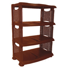Полиця для взуття 4-ярусна "Rattan" Коричневий RP-9569