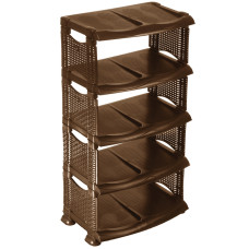 Полиця для взуття 5-ярусна "Rattan" Коричневий RP-9571