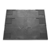 Килимок гумовий антивібраційний під пральну машину 62x55x0,8 см К-15