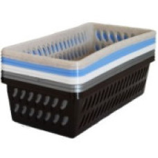 Кошик 10 л 37x26x13 см Білий, Беж, Холодний Лід, Графіт, Капучино BoxMM4