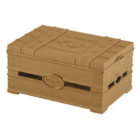 KP1036CU  Декоративний ящик (24) з кришкою №4 (капучино)