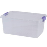 KP0974CL  Контейнер 30л FAMYLY BOX, прозорий [12]