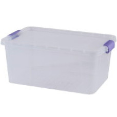 KP0974CL  Контейнер 30л FAMYLY BOX, прозорий [12]
