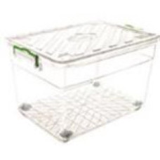 KP0467CL  Контейнер 40л FAMYLY BOX, прозорий [6]