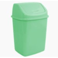 122061/15  Ведро для мусора с кач. крышкой, 5л. (салат)