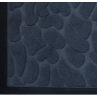 TZR01456/Gr  Килимок під двері з кромкою, з візерунком, сірий, 60х90 см