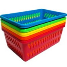 Кошик 5 л 30x20x11 см Фрезія, Лаванда, Світло-Бежевий, Сірий, Салатовий BoxMM3/Col