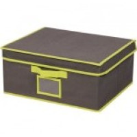 UC09974  Коробка для хранения вещей с крышкой и PVC окошком, M, 40*33*18 см, ТМ МД