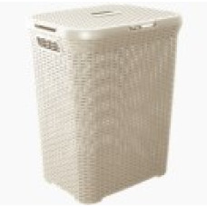 Кошик для білизни "Ротанг" 50 л 45x35x56 см Біла Троянда 122098/1