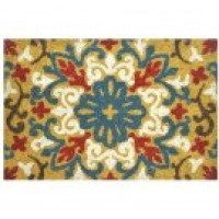 KN17434  Коврик кокосовый "Орнамент", 40*60 см