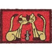 MC09677  Коврик кокос "Мур-мур", 40*60 см