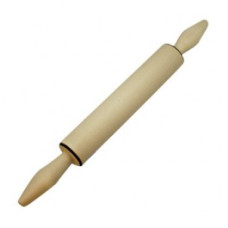 MI31658  Скалка, деревянная, с фигурными ручками