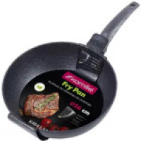 Сковорода 30 см з антипригарним покриттям Black Marble PTFE алюміній 4133