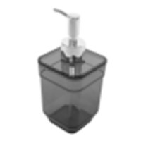TRL-4023-TB  Дозатор для рідкого мила CUBE, прозорий чорний