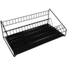 Сушка для посуду, 1-ярус, ВЕЛИКА 60x24x18 см Металева Чорний PL-5010-black